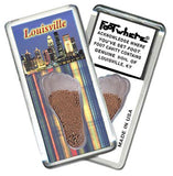 Louisville FootWhere® Souvenir Fridge Magnet. Made in USA-FootWhere® Souvenirs