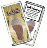 Louisville FootWhere® Souvenir Fridge Magnet. Made in USA-FootWhere® Souvenirs