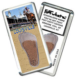 Louisville FootWhere® Souvenir Fridge Magnet. Made in USA-FootWhere® Souvenirs