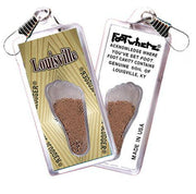 Louisville FootWhere® Souvenir Zipper-Pull. Made in USA-FootWhere® Souvenirs