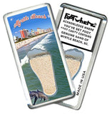 Myrtle Beach FootWhere® Souvenir Magnet. Made in USA-FootWhere® Souvenirs