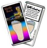 Myrtle Beach FootWhere® Souvenir Magnet. Made in USA-FootWhere® Souvenirs