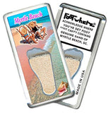 Myrtle Beach FootWhere® Souvenir Magnet. Made in USA-FootWhere® Souvenirs