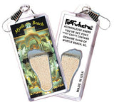 Myrtle Beach FootWhere® Souvenir Zipper-Pull. Made in USA - FootWhere® Souvenir Shop