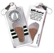 Manchester FootWhere® Souvenir Zipper-Pull. Made in USA-FootWhere® Souvenirs