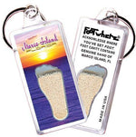 Load image into Gallery viewer, Marco Island FootWhere® Souvenir Key Chain. Made in USA-FootWhere® Souvenirs
