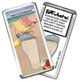 Marco Island FootWhere® Souvenir Fridge Magnet. Made in USA-FootWhere® Souvenirs