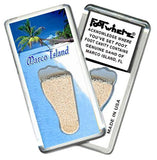 Marco Island FootWhere® Souvenir Fridge Magnet. Made in USA-FootWhere® Souvenirs