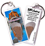Load image into Gallery viewer, Montgomery, AL FootWhere® Souvenir Key Chain. Made in USA-FootWhere® Souvenirs
