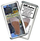 Montgomery, AL FootWhere® Souvenir Fridge Magnet. Made in USA-FootWhere® Souvenirs