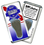 Milwaukee FootWhere® Souvenir Fridge Magnet. Made in USA-FootWhere® Souvenirs