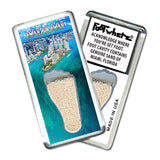 Miami FootWhere® Souvenir Fridge Magnets. 6 Piece Set. Made in USA - FootWhere® Souvenir Shop