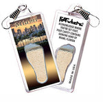 Load image into Gallery viewer, Miami FootWhere® Souvenir Zipper-Pulls. 6 Piece Set. Made in USA - FootWhere® Souvenir Shop
