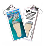 Miami FootWhere® Souvenir Zipper-Pulls. 6 Piece Set. Made in USA - FootWhere® Souvenir Shop