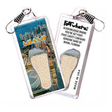 Miami FootWhere® Souvenir Zipper-Pulls. 6 Piece Set. Made in USA - FootWhere® Souvenir Shop