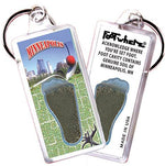 Load image into Gallery viewer, Minneapolis FootWhere® Souvenir Keychain. Made in USA-FootWhere® Souvenirs
