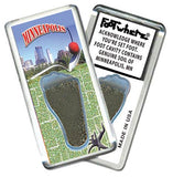 Minneapolis FootWhere® Souvenir Fridge Magnet. Made in USA-FootWhere® Souvenirs