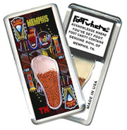 Memphis FootWhere® Souvenir Magnet. Made in USA-FootWhere® Souvenirs