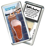 Memphis FootWhere® Souvenir Magnet. Made in USA-FootWhere® Souvenirs