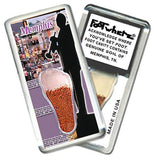 Memphis FootWhere® Souvenir Magnet. Made in USA-FootWhere® Souvenirs