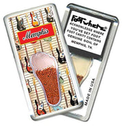 Memphis FootWhere® Souvenir Magnet. Made in USA-FootWhere® Souvenirs