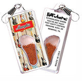 Memphis FootWhere® Souvenir Zipper-Pull. Made in USA-FootWhere® Souvenirs