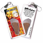 Load image into Gallery viewer, New Orleans FootWhere® Souvenir Zipper-Pull. Made in USA-FootWhere® Souvenirs
