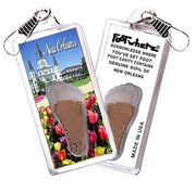 New Orleans FootWhere® Souvenir Zipper-Pull. Made in USA-FootWhere® Souvenirs