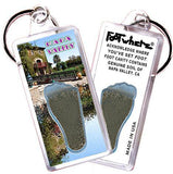 Napa Valley FootWhere® Souvenir Keychain. Made in USA-FootWhere® Souvenirs