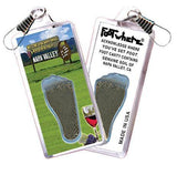 Napa Valley FootWhere® Souvenir Zipper-Pull. Made in USA-FootWhere® Souvenirs