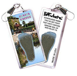 Napa Valley FootWhere® Souvenir Zipper-Pull. Made in USA-FootWhere® Souvenirs