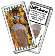 Nashville FootWhere® Souvenir Magnet. Made in USA-FootWhere® Souvenirs