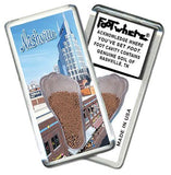 Nashville FootWhere® Souvenir Magnet. Made in USA-FootWhere® Souvenirs