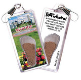 Nashville FootWhere® Souvenir Zipper-Pull. Made in USA-FootWhere® Souvenirs