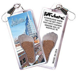 Nashville FootWhere® Souvenir Zipper-Pull. Made in USA-FootWhere® Souvenirs