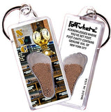 New York City FootWhere® Souvenir Keychain. Made in USA - FootWhere® Souvenir Shop