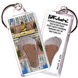 New York City FootWhere® Souvenir Keychain. Made in USA - FootWhere® Souvenir Shop