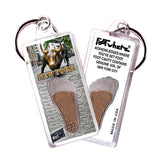 New York City FootWhere® Souvenir Keychain. Made in USA - FootWhere® Souvenir Shop