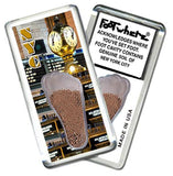 New York City FootWhere® Souvenir Fridge Magnet. Made in USA - FootWhere® Souvenir Shop