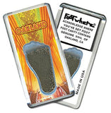 Oakland FootWhere® Souvenir Magnet. Made in USA-FootWhere® Souvenirs