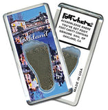 Oakland FootWhere® Souvenir Magnet. Made in USA-FootWhere® Souvenirs