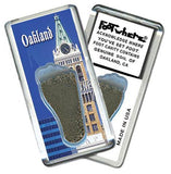 Oakland FootWhere® Souvenir Magnet. Made in USA-FootWhere® Souvenirs
