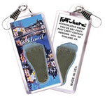 Load image into Gallery viewer, Oakland FootWhere® Souvenir Zipper-Pull. Made in USA-FootWhere® Souvenirs
