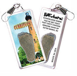 Outer Banks, NC FootWhere® Souvenir Zipper-Pull. Made in USA-FootWhere® Souvenirs
