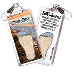 Load image into Gallery viewer, Orange Beach FootWhere® Souvenir Zipper-Pull. Made in USA - FootWhere® Souvenir Shop

