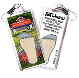 Orange Beach FootWhere® Souvenir Zipper-Pulls. 6 Piece Set. Made in USA - FootWhere® Souvenir Shop