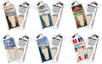 Load image into Gallery viewer, Orange Beach FootWhere® Souvenir Zipper-Pulls. 6 Piece Set. Made in USA - FootWhere® Souvenir Shop

