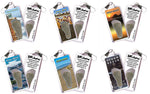 Load image into Gallery viewer, Ocean Beach FootWhere® Souvenir Zipper-Pulls. 6 Piece Set. Made in USA-FootWhere® Souvenirs
