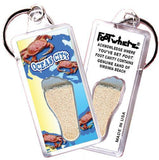 Ocean City FootWhere® Souvenir Keychain. Made in USA-FootWhere® Souvenirs