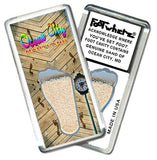 Ocean City FootWhere® Souvenir Magnet. Made in USA-FootWhere® Souvenirs